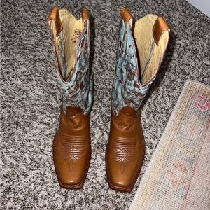 Blue and Copper Cowboy Boots